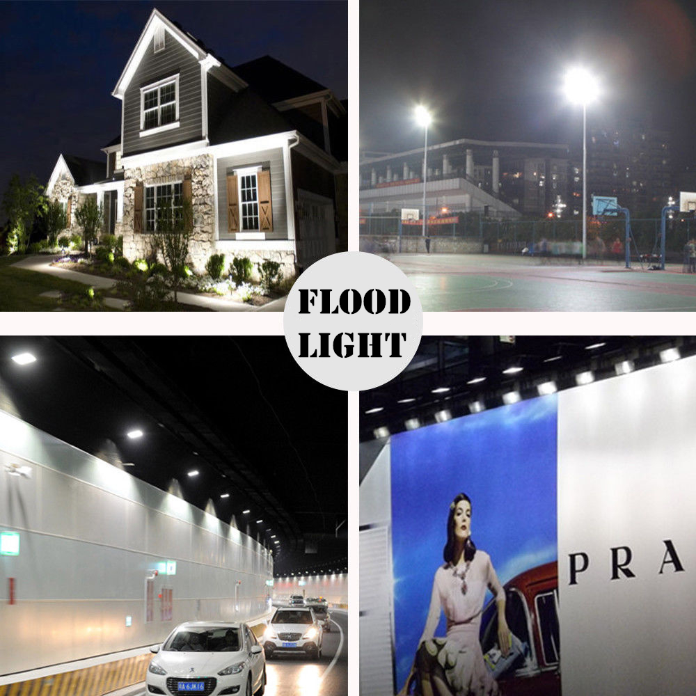 2PCS Mini 10W 12V Refletor LED Flood Light Landscape Outdoor Lighting Lamp Waterproof IP65 Square Garden Spotlights Floodlight