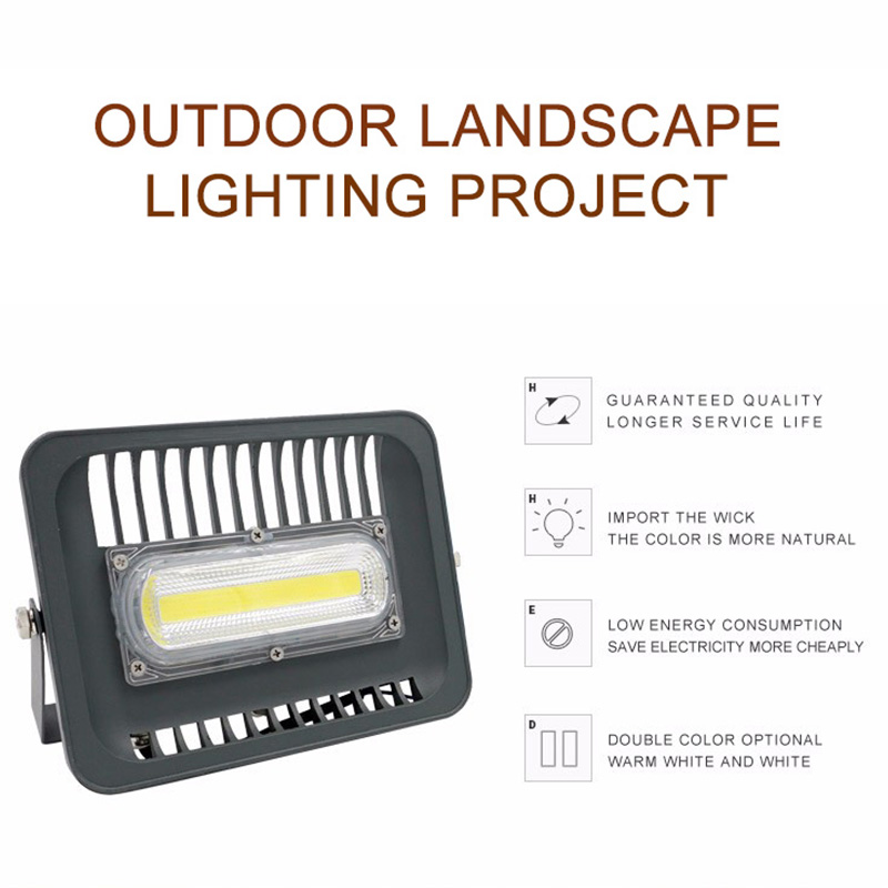 High Bright LED Floodlight 100W 70W 50W 30W Floodlight IP66 Waterproofing AC220V LED Reflector LED Outdoor Lighting Garden Lamp