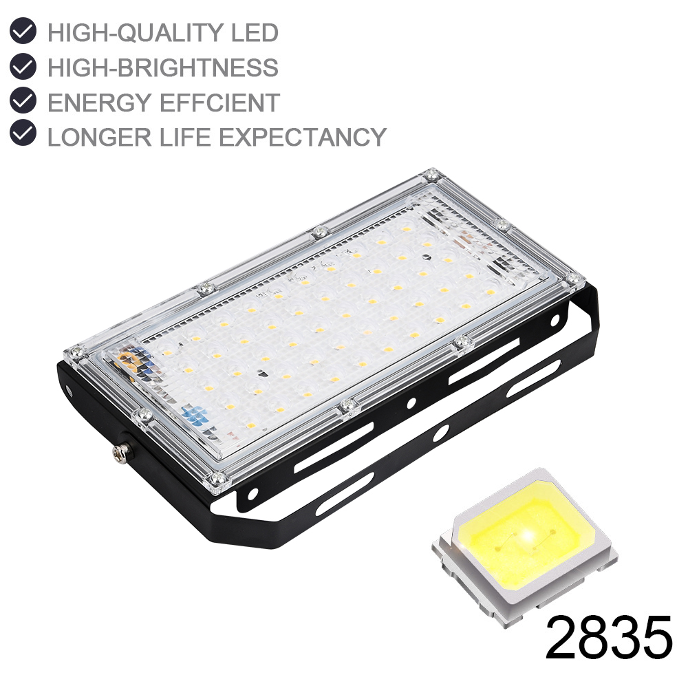 50W LED Flood Light AC 220V 230V 240V Outdoor Spotlight Waterproof IP66 Reflector Led Street Lamp Garden Square Landscape light