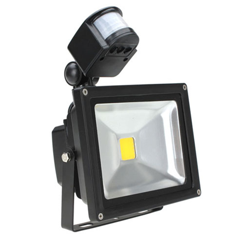 50W LED Flood Light With Motion Sensor Waterproof AC110V /220V PIR Floodlight Projector Lamp Outdoor Spotlight for Garden Street