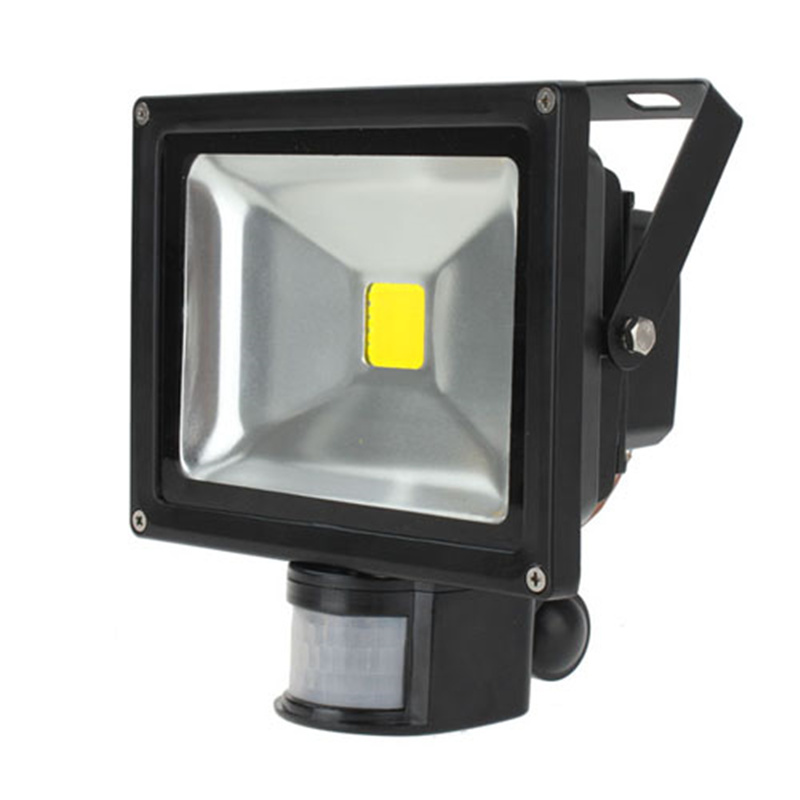 50W LED Flood Light With Motion Sensor Waterproof AC110V /220V PIR Floodlight Projector Lamp Outdoor Spotlight for Garden Street