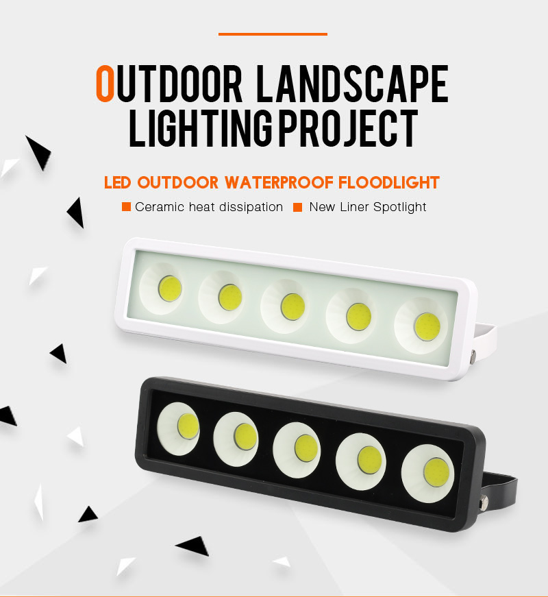 50W 100W 150W 220W LED Flood Light 220V 230V IP65 WaterProof Spotlight Outdoor Wall Lamp Garden Projector