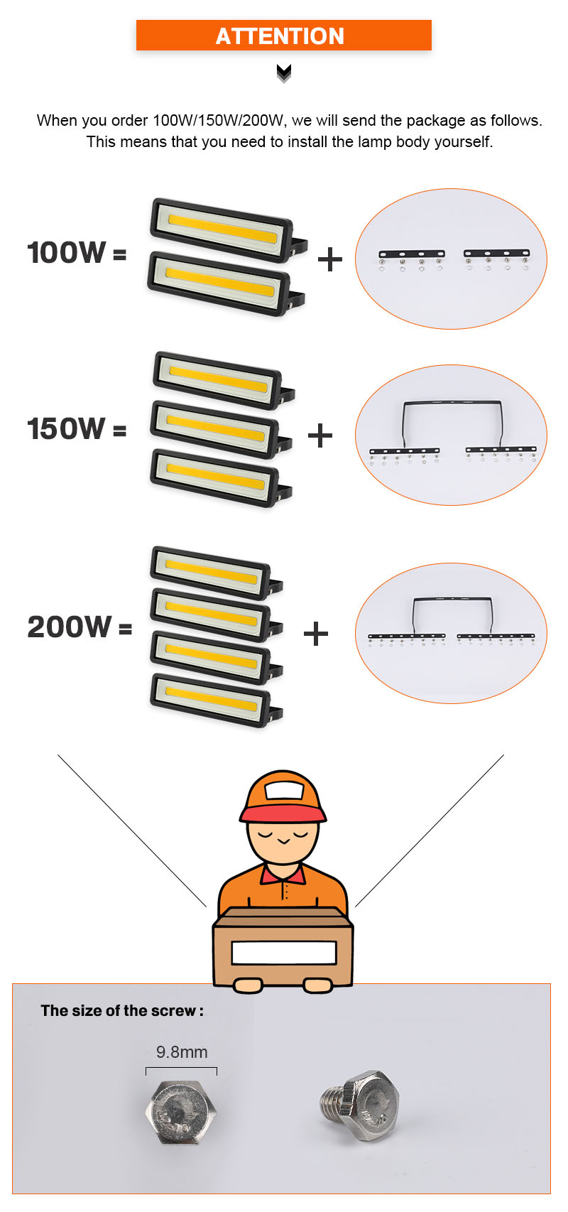 LED Flood Light 100W Waterproof IP66 Outdoor 220V 230V 240V LED Projector Light