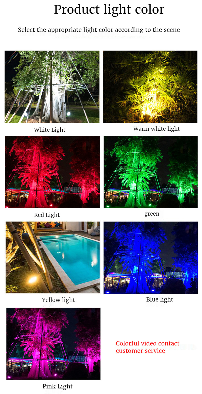 Colorful Projection Lamp Outdoors Waterproof Gardens Landscape Light Green Tree Lamp for Exterior Wall Advertisement Sign Lamps