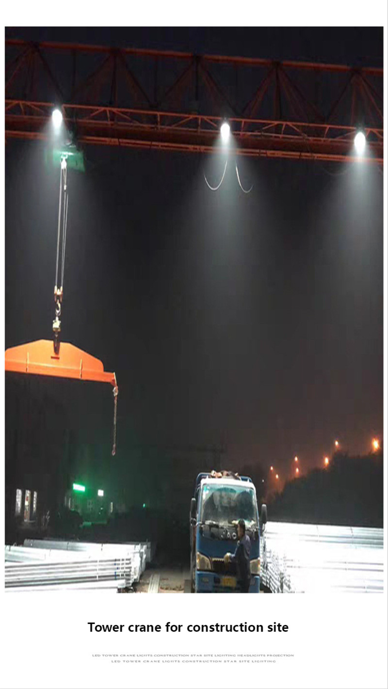 Outdoor Floodlight Spotlight High-power LED Construction Site Lighting Super Bright Searchlight Ip65 Waterproof 600W 800W 1000W