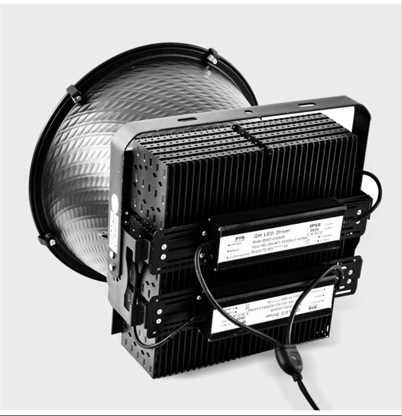 Outdoor Floodlight Spotlight High-power LED Construction Site Lighting Super Bright Searchlight Ip65 Waterproof 600W 800W 1000W
