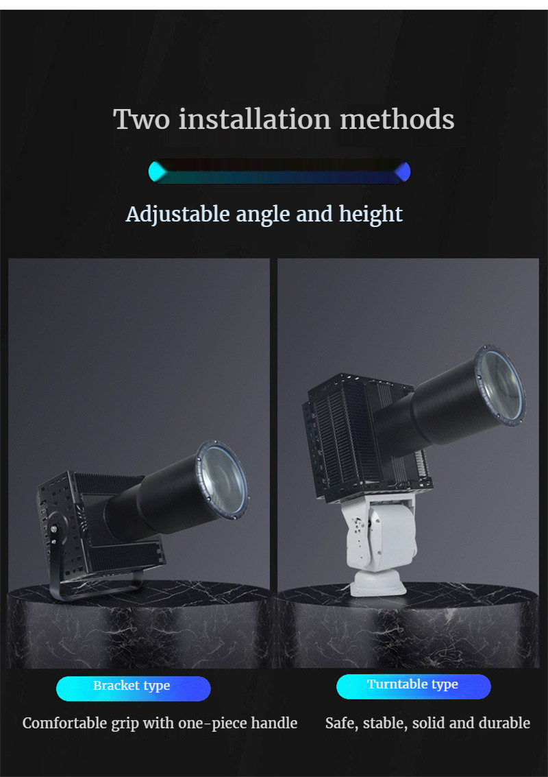 Searchlight LED Strong Light Remote Spotlight Water Proof Ship Fishing Xenon Lights Outdoor Lighting for Fish Ponds Construction
