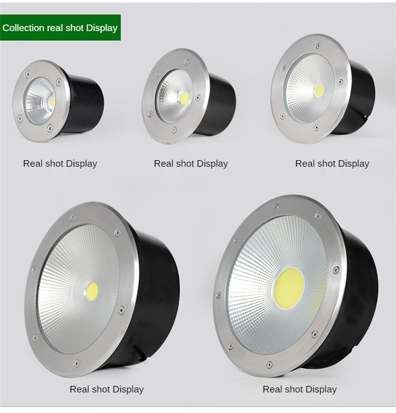 30W 50W Underground Garden Lights Outdoor Light Ip67 Outdoor Floor Led Outdoor Recessed Led Spotlight Underground Lamp 24V 12V