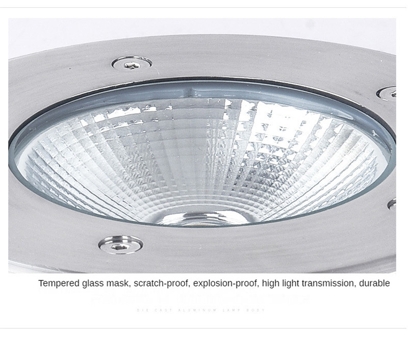 30W 50W Underground Garden Lights Outdoor Light Ip67 Outdoor Floor Led Outdoor Recessed Led Spotlight Underground Lamp 24V 12V