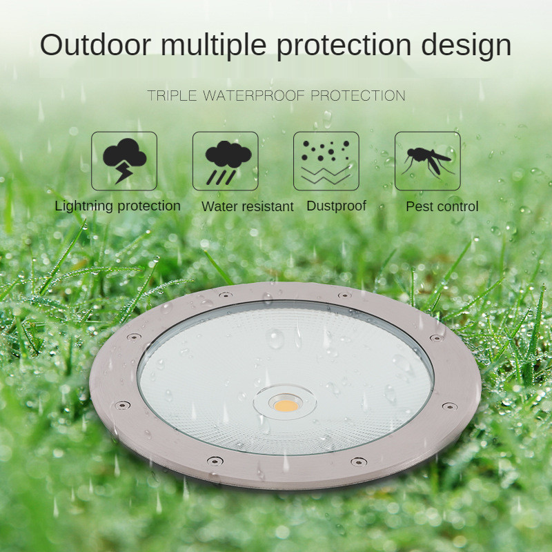 30W 50W Underground Garden Lights Outdoor Light Ip67 Outdoor Floor Led Outdoor Recessed Led Spotlight Underground Lamp 24V 12V