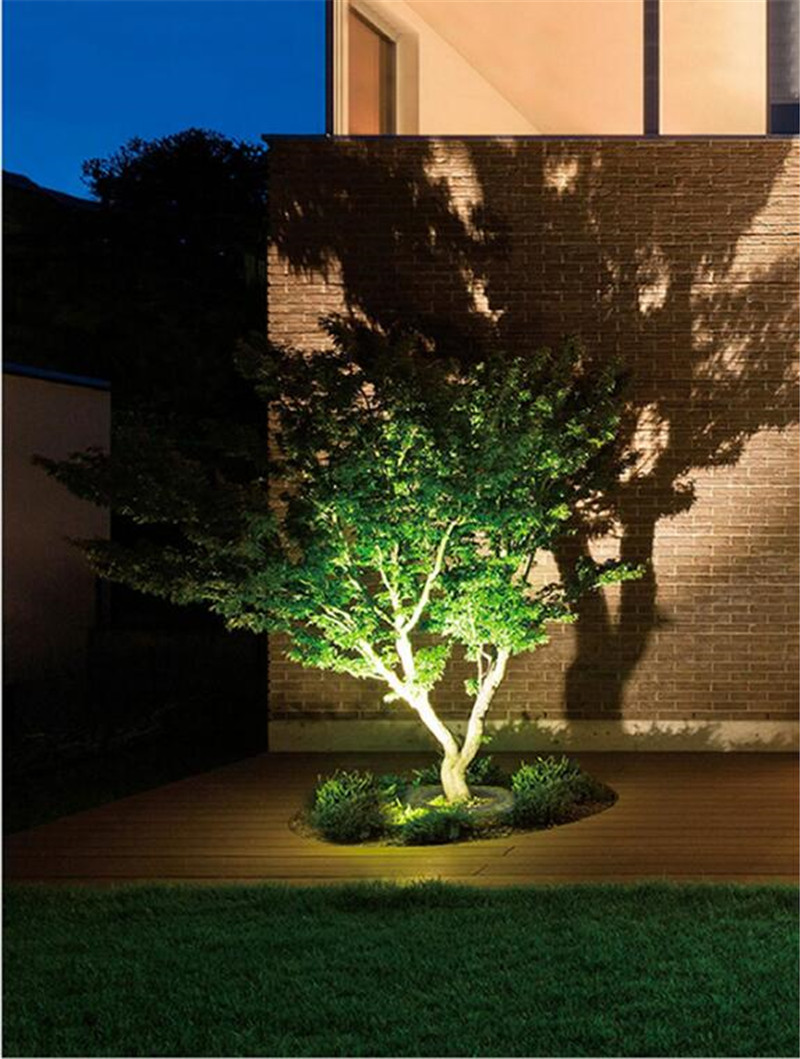 48W Tree Light Outdoor Landscape Light IP65 Waterproof 24V Landscape Lamp for Lawn Patio Pathway Garden Yard RGB Lamp Pillar