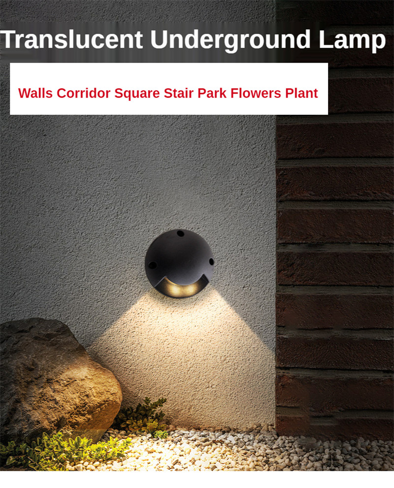 Corridor Walkway Lights Corner Light LED Sidewall Light Underground Lights Villa Scenic Spot Pedestrian Street Step Light Trail