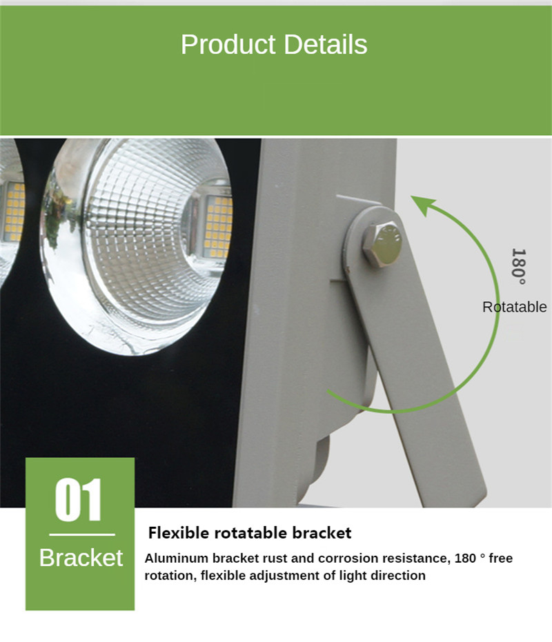 High-power bright Spotlight Outdoor Led Flood Light Street Lamp IP65 Waterproof Super Bright Stadium Light Square Lights
