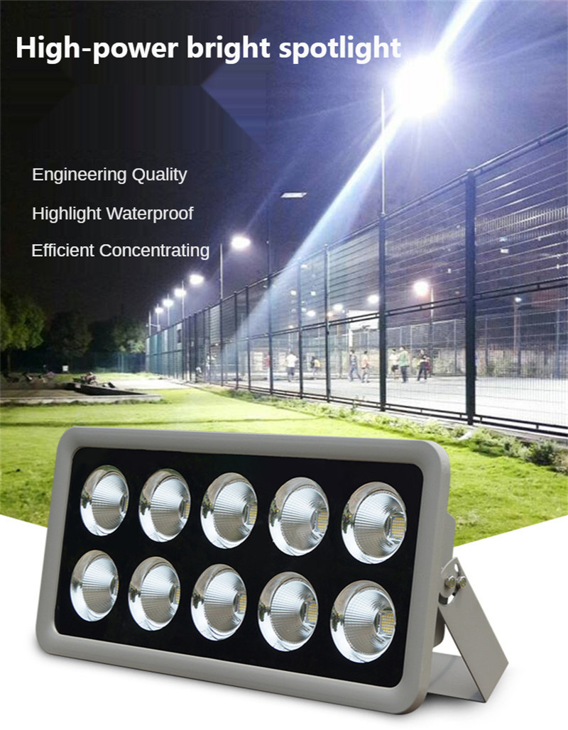High-power bright Spotlight Outdoor Led Flood Light Street Lamp IP65 Waterproof Super Bright Stadium Light Square Lights