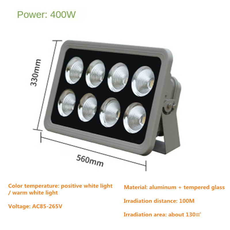 High-power bright Spotlight Outdoor Led Flood Light Street Lamp IP65 Waterproof Super Bright Stadium Light Square Lights