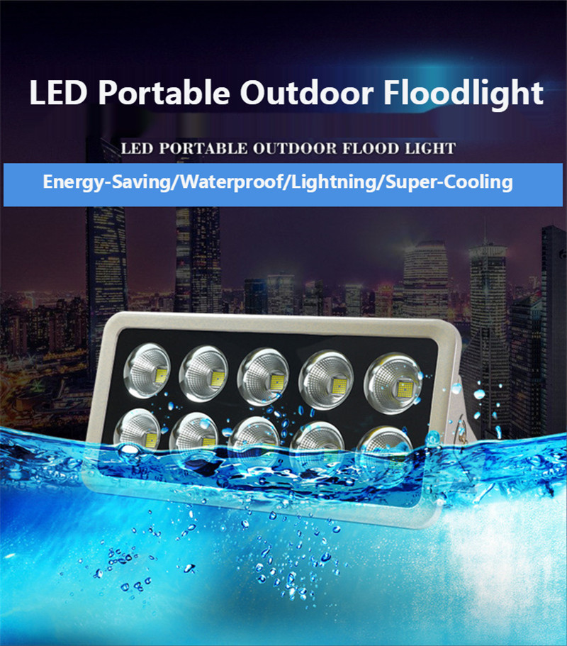 Floodlight Ip66 Waterproof Led Lamp Wall Lamp Street Lamp Outdoor Lighting Spotlight Gymnasiums Squares Lighting 500W 600W 800W