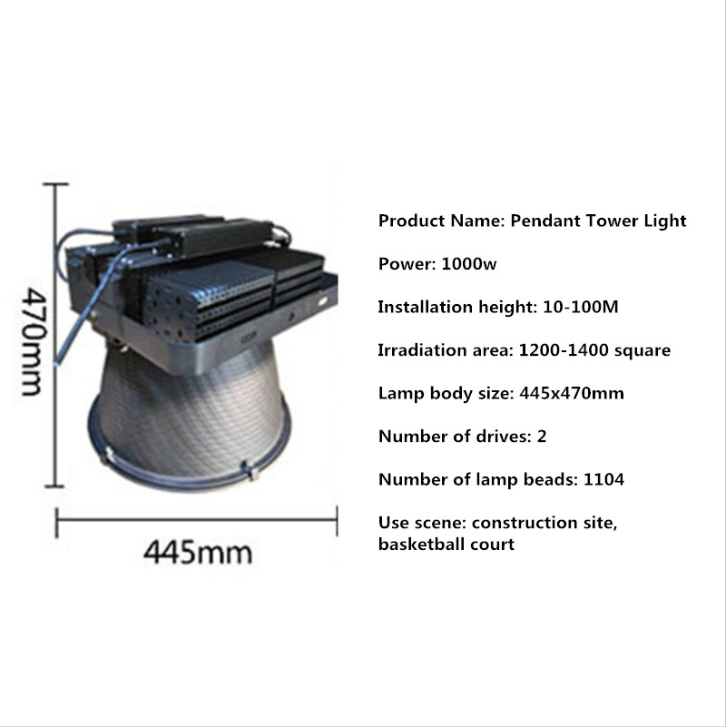 Floodlight Outdoor Lighting Led Spotlight IP65 Waterproof Stadium Light Project Lighting Flood Light 800W 1000W 1200W Lamps