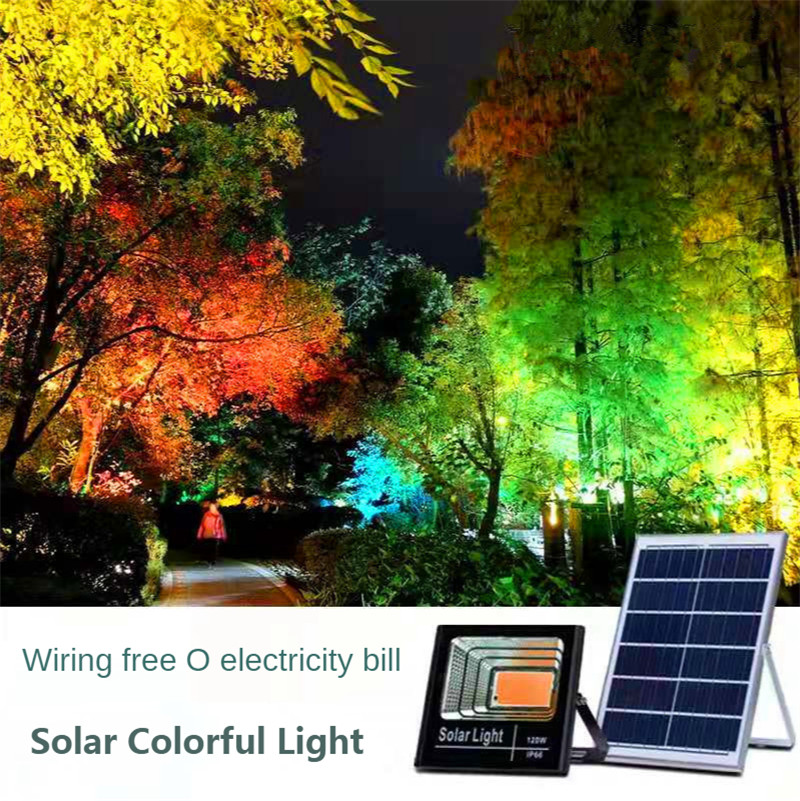 Floodlight Led Spotlight Outdoor Tree Light LED Colorful RGB Garden Light Christmas Lights IP66 Waterproof Landscape Lighting