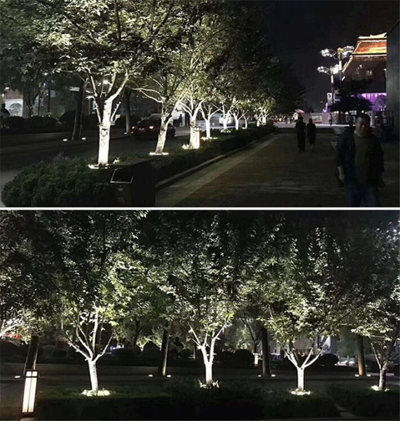 Landscape Lighting Tree Spotlight Tree Lights Waterproof Tree Holding Outdoor Lighting Lawn Courtyard Square Christmas Decor LED