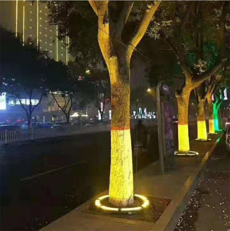 Landscape Lighting Tree Spotlight Tree Lights Waterproof Tree Holding Outdoor Lighting Lawn Courtyard Square Christmas Decor LED