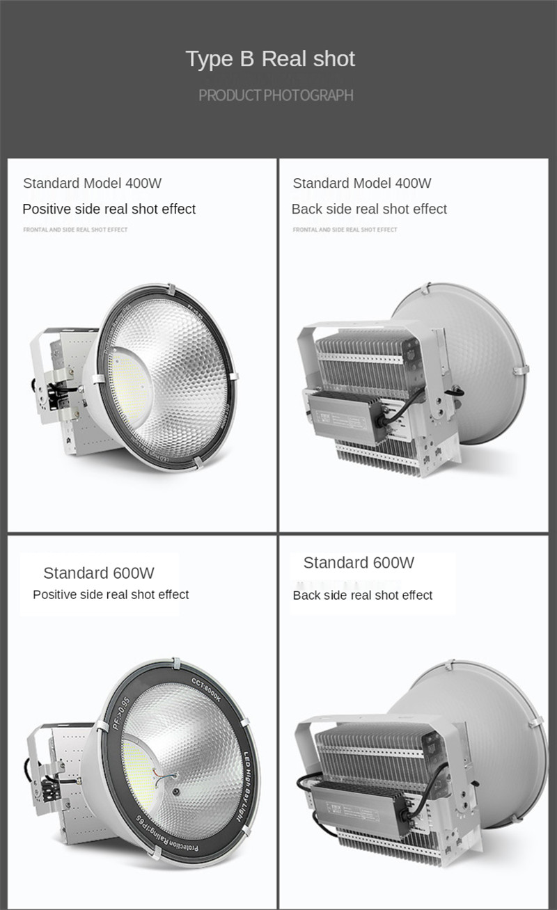 Outdoor Lighting Floodlight Led Spotlight Engineering Searchlight High-power High Bay Light Aluminum AC110-265V Lamp 800W 1000W