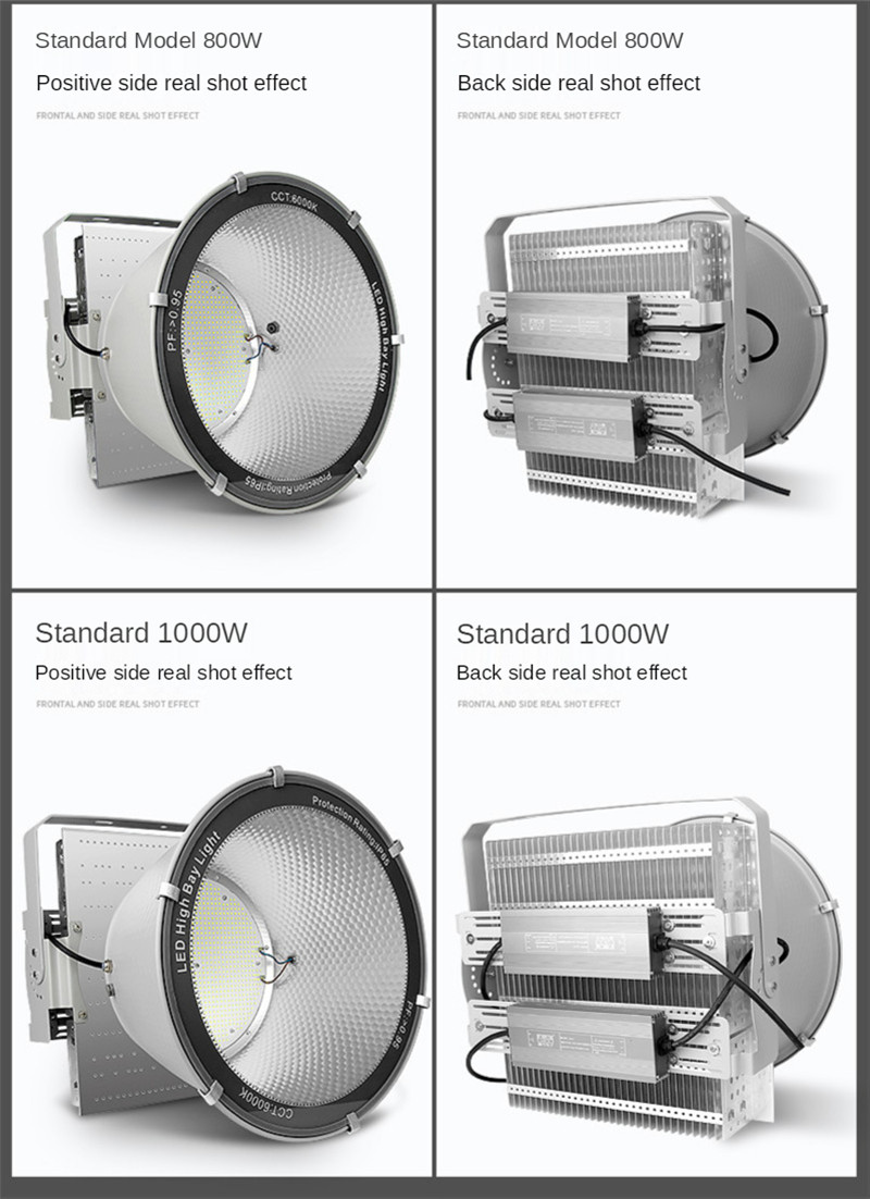 Outdoor Lighting Floodlight Led Spotlight Engineering Searchlight High-power High Bay Light Aluminum AC110-265V Lamp 800W 1000W