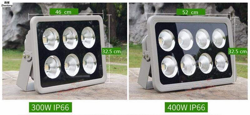 Led Floodlight 200W 800W 100W Outdoor Spotlight Flood Light AC 220V Professional Lighting Street Lamp Waterproof IP65