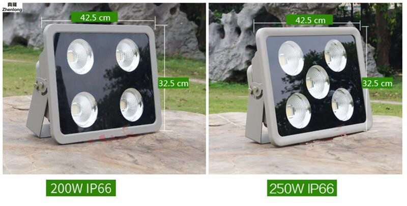 Led Floodlight 200W 800W 100W Outdoor Spotlight Flood Light AC 220V Professional Lighting Street Lamp Waterproof IP65
