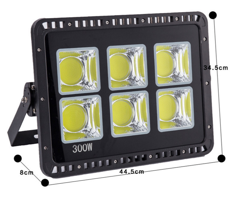 Led Floodlight Garden Led Spotlight External Led Sealed Lamp Waterproof Outdoor Flood Lighting AC220v 100W 200W 300W 400W 500W