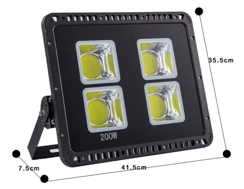 Led Floodlight Garden Led Spotlight External Led Sealed Lamp Waterproof Outdoor Flood Lighting AC220v 100W 200W 300W 400W 500W