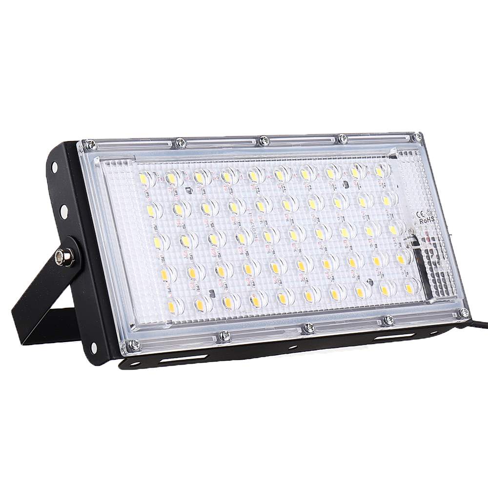 15W USB 50 LED Flood Light DC5V Dimmable Two Color Temperature Waterproof IP65 For Outdoor Camping Travel Emergency Street Lamp