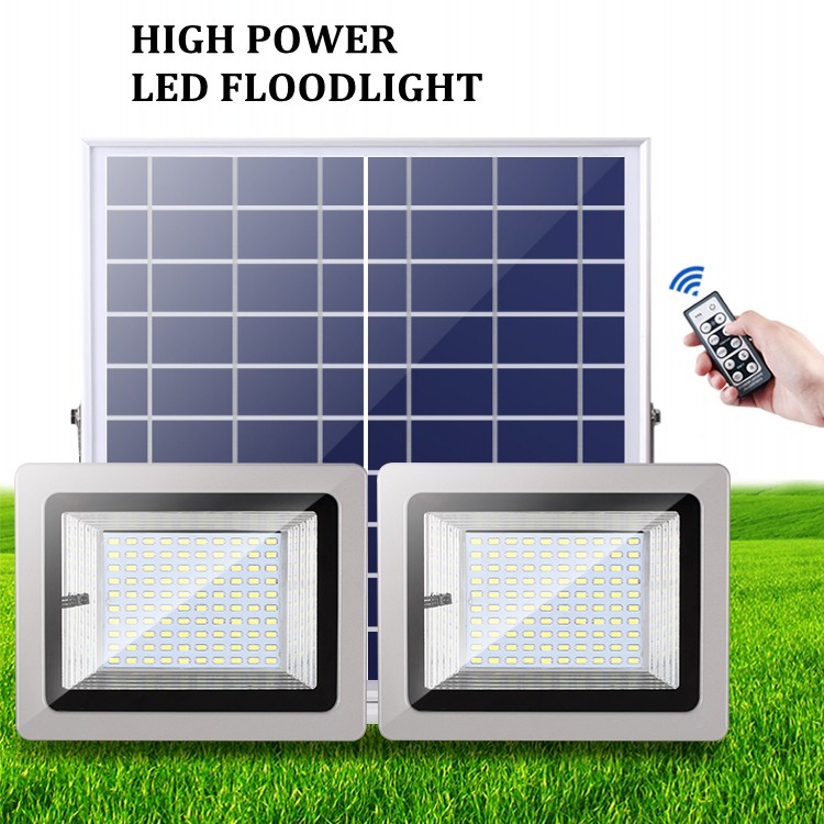 Double Heads 72LEDs 120LEDs 160LEDs 200LEDs Led Floodlights Solar Lamp Light Waterproof IP65 Outdoor Garden Street Flood Light