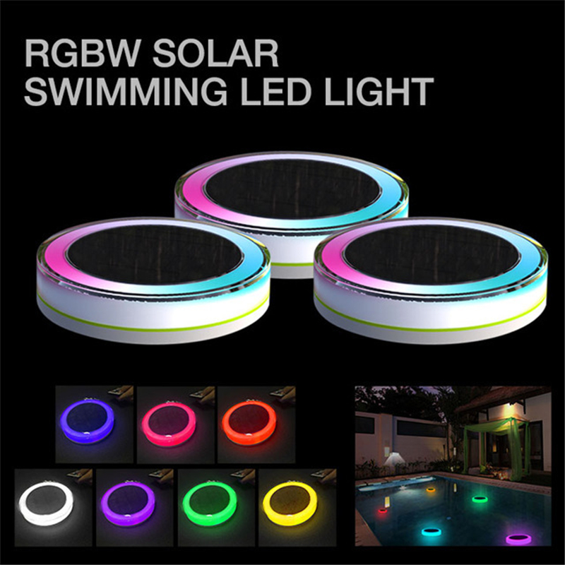 Dreamburgh RGB LED Underwater Light Solar Power Pond Light Outdoor Swimming Pool Floating Party Decor Light With Remote Control