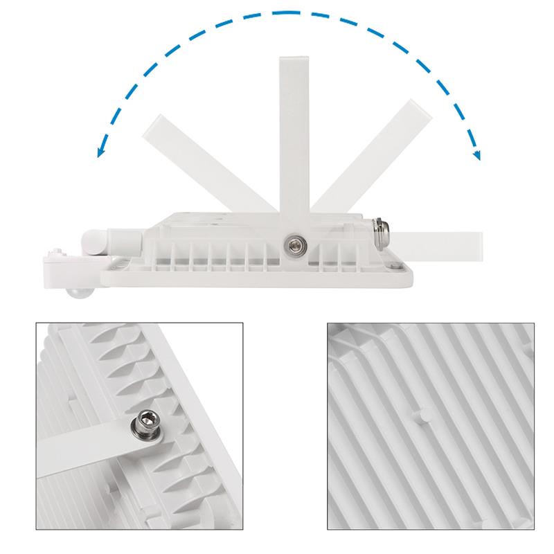 White shell PIR Motion Sensor LED Flood Light 10W 20W 30W 50W AC220V Floodlights IP65 Waterproof Projector garden Outdoor Light