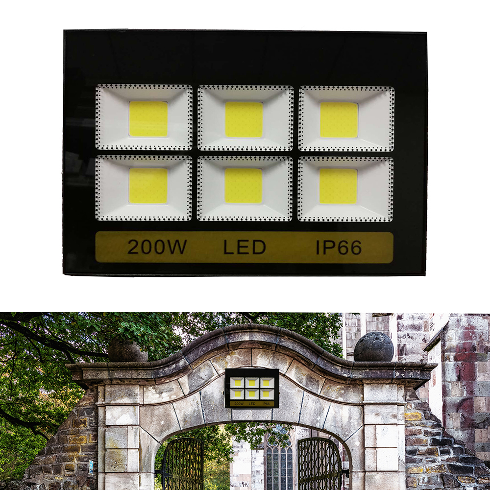 50W led for floodlight Outdoor 220V 230V 240V Reflector IP66 Square Waterproof Garden Stree Porch Landscape Lighting 100W 200W