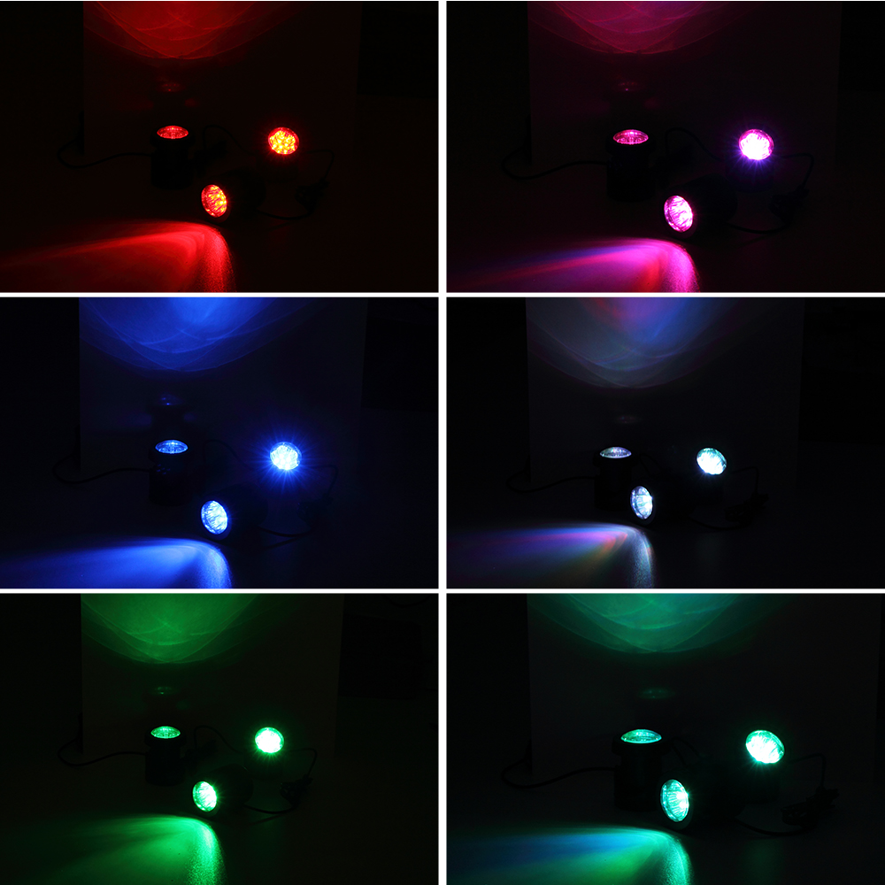 T-SUNRISE LED Solar Powered RGB LED Underwater Lights Spot Light Waterproof IP68 Outdoor Garden 2/3 Lamps for Garden Landscape