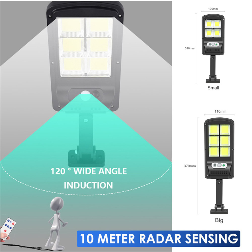 tabular oblong powerful 6 Head Solar Pendant Light Outdoor Indoor Solar Lamp For Camping Garden Yard motion sensor waterproof ro