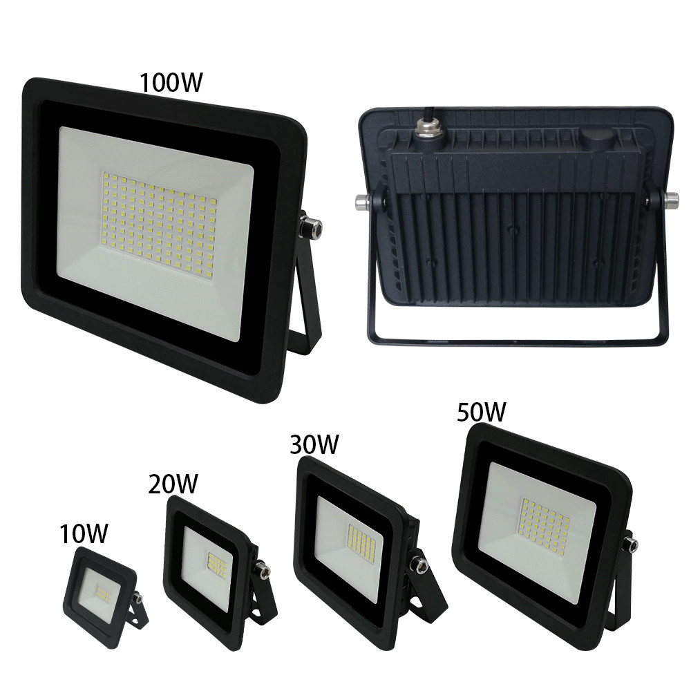 2 pcs 220V 10-100W LED FloodLight Spotlight Exterior Street wall reflector LED PIR Motion Sensor Activated Lamp Waterproof Garde