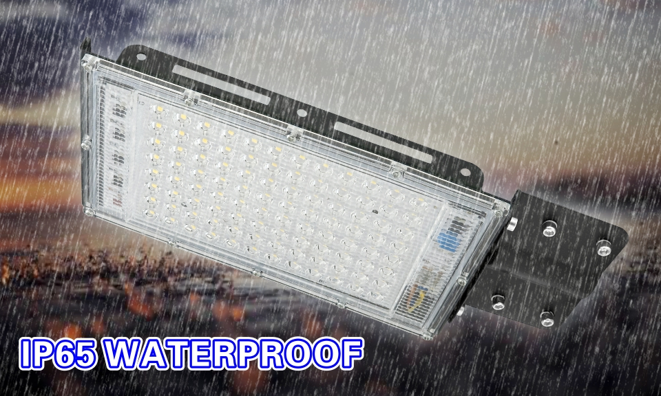 Floodlight Spotlight 100W LED Street Light AC 220V OutdoorIP65 Waterproof Wall Light Garden Road Street Pathway Spot Light