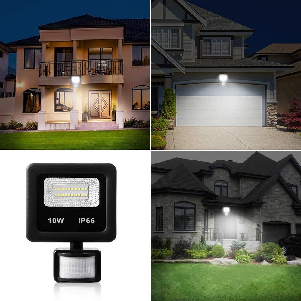 50W Led Projector Garden Flood Light Led Lights Outdoor Solar Spotlights Leds Wall Lamp With Sensor Exterior Floodlight Lighting