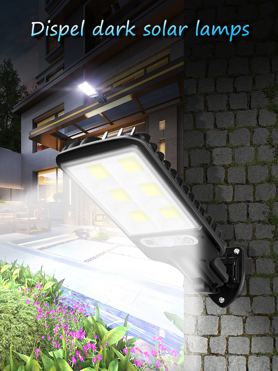 Night Lighting Solar Lamps Dark Sensation Porch Street Garage Garden 3Mode Motion Outdoors 18/30/72/120LED Wall PIRMotion Senser
