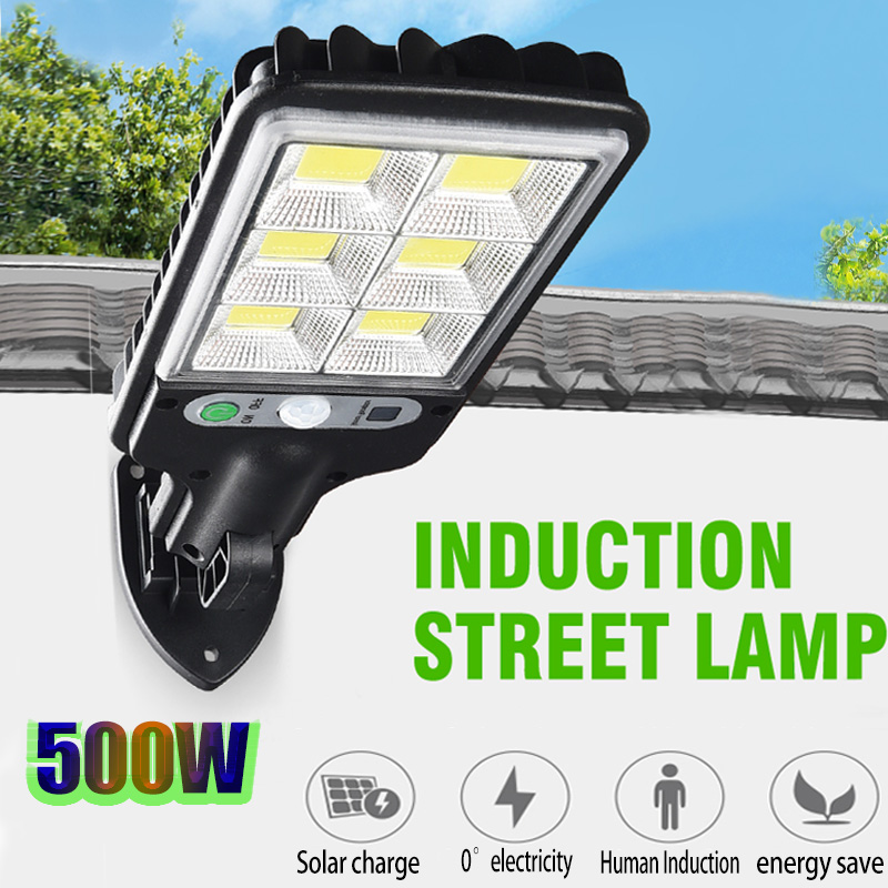 Street Light Solar LED Intelligence PIR Motion Sensor Garden Wall Outdoor Solar Lamp Waterproof Light Emergency Working Lantern