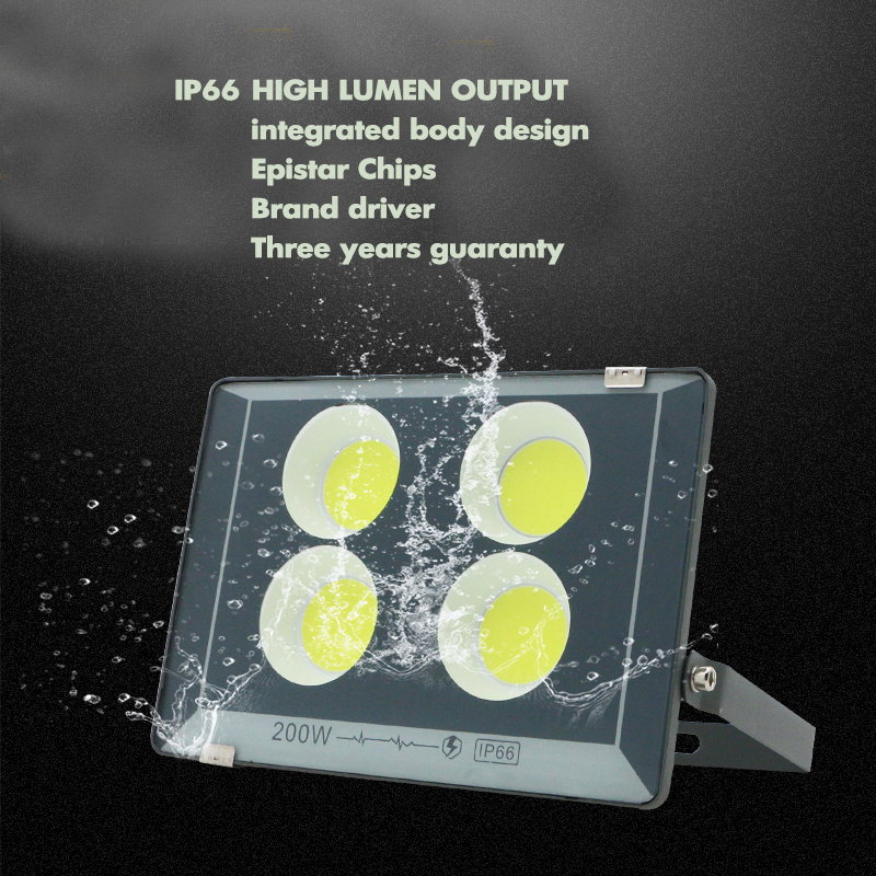 IP65 Waterproof Flood Light 100W 200W 300W 400W 500W 600W 800W 1000W LED outdoor light for building househould factory warehouse