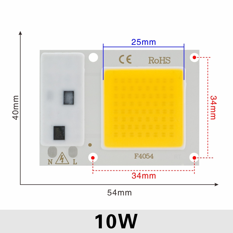 220V LED50W COB Chip NO Need Driver Lamp Beads for flood light spotlight lampada DIY Lighting