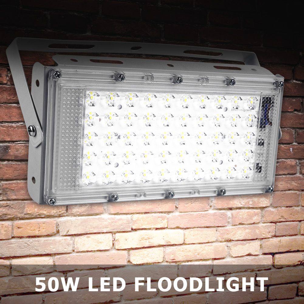 5PCS/lot popular sale 50W LED Floodlight 220V Outdoor Spotlight IP65 Waterproof led flood Lighting Garden Square Decoration