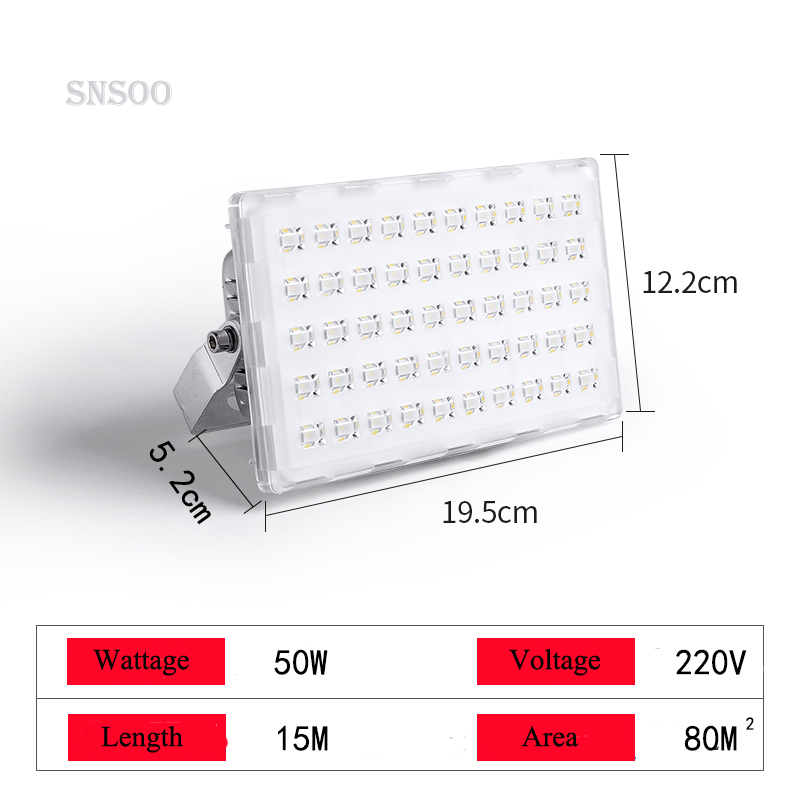 Top quality we produce Outdoor LED Swimming Spotlight 50W 100W 200W IP66 Waterproof Lighting 220V Floodlight