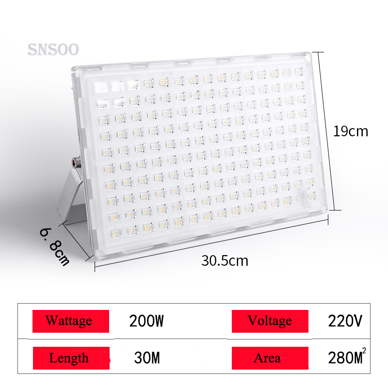 Top quality we produce Outdoor LED Swimming Spotlight 50W 100W 200W IP66 Waterproof Lighting 220V Floodlight