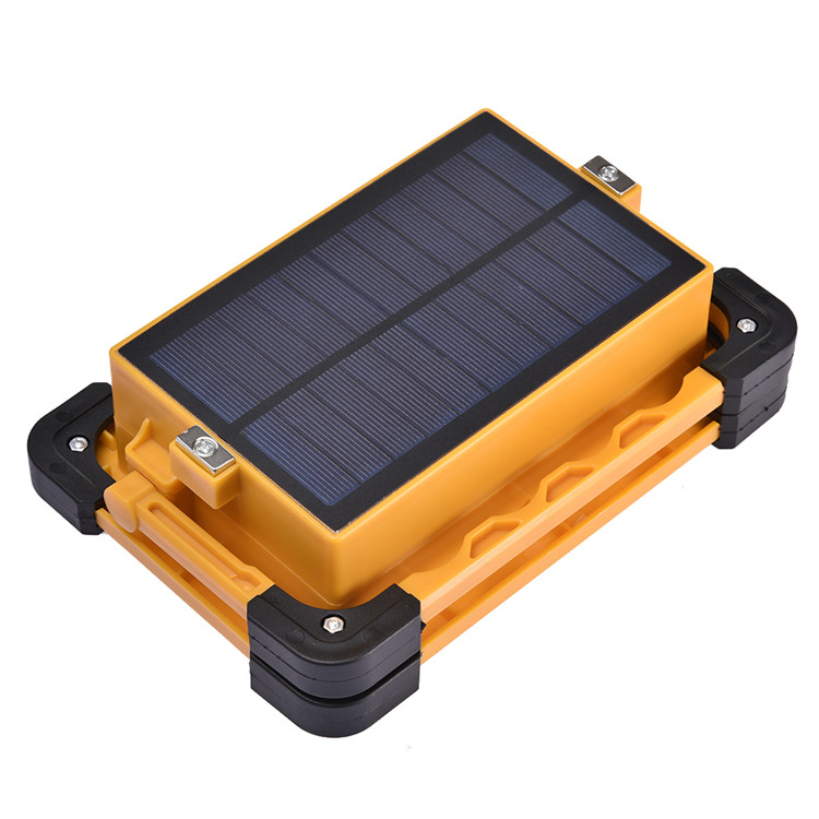 Solar panel charge SMD 50W outdoor lighting waterproof USB charge portable light led battery work light