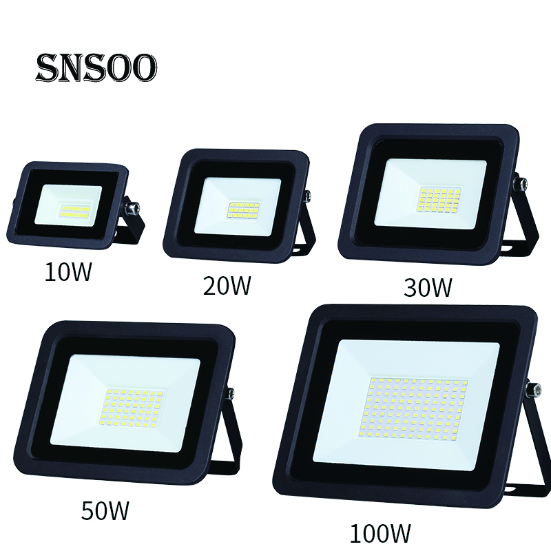 Apple series Floodlight 10W 20W 30W 50W 100W Flood Light 220V Outdoor LED Spotlight Floodlights IP68 Waterproof Garden Lighting