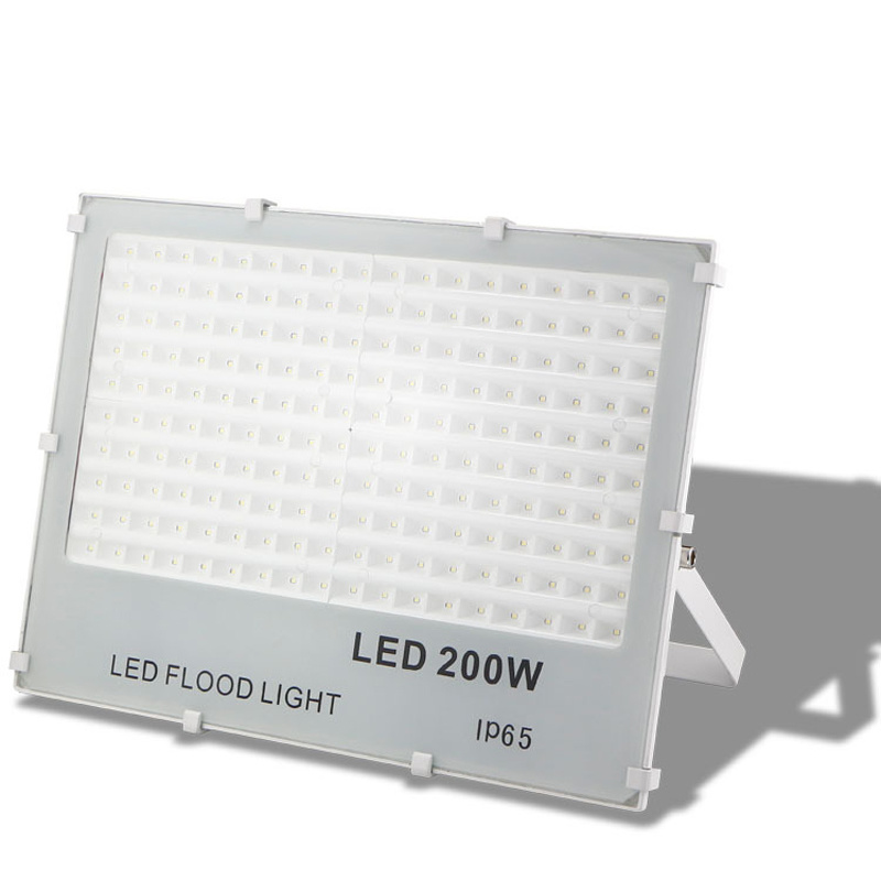 Ultrathin Foco Refletor LED Exterior Flood Light 100W 150W 200W AC85-265V Waterproof IP65 Floodlight Spotlight Tuinverlichting